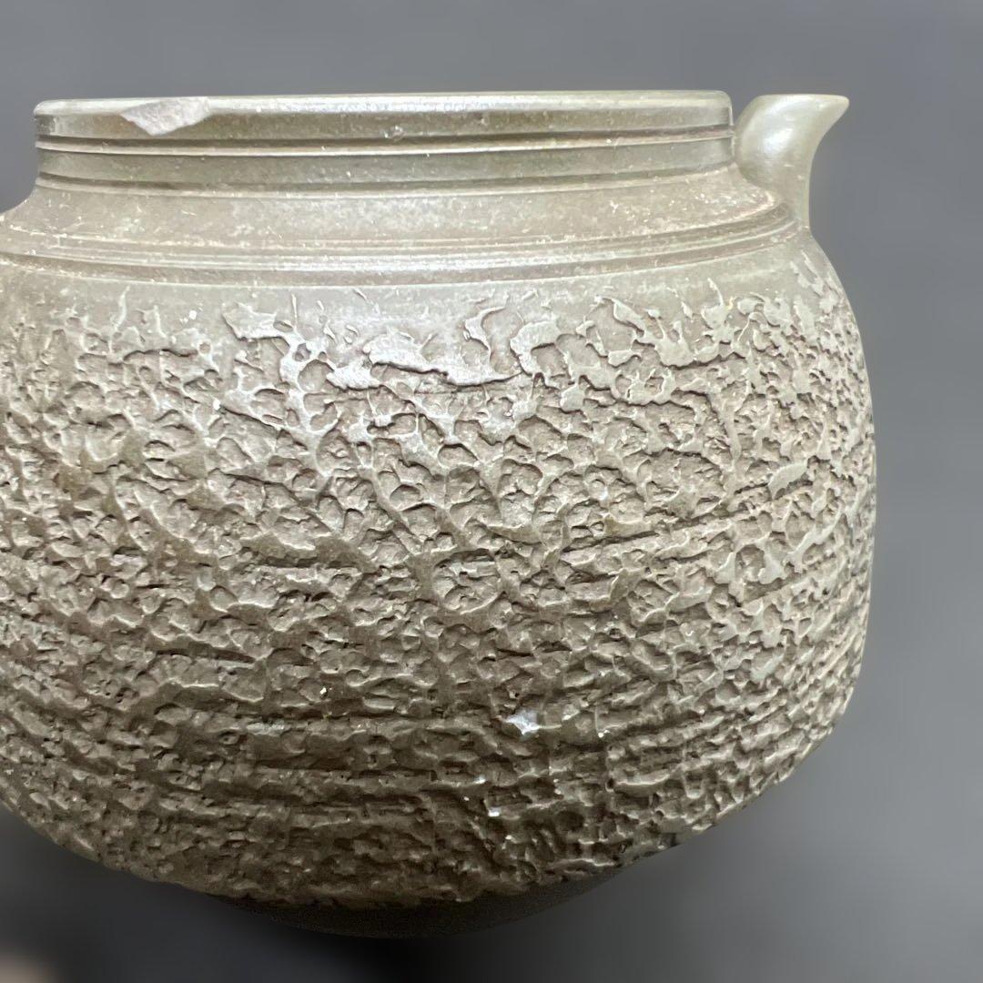 備前焼　急須　在銘　備前　陶峰　作家物