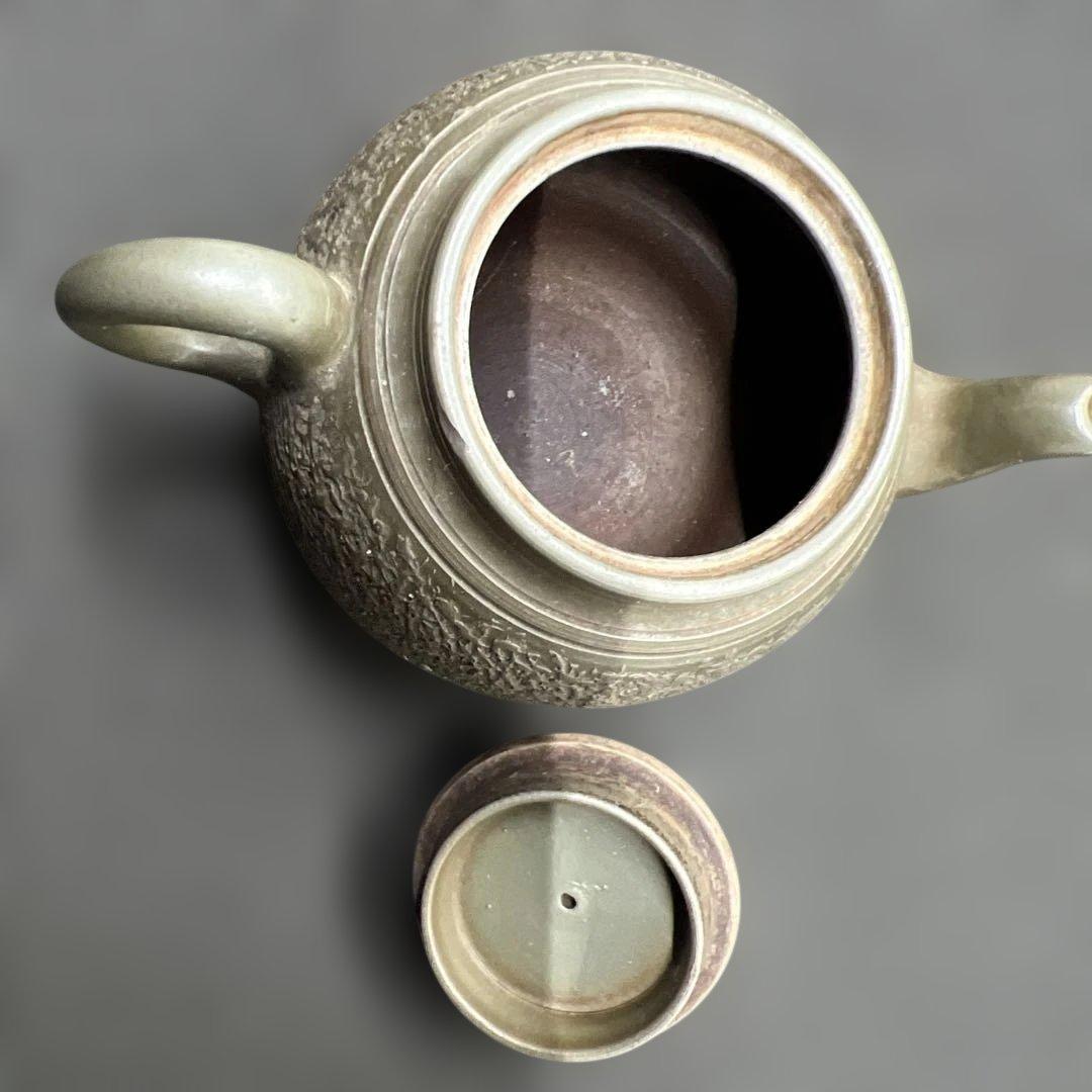 備前焼　急須　在銘　備前　陶峰　作家物
