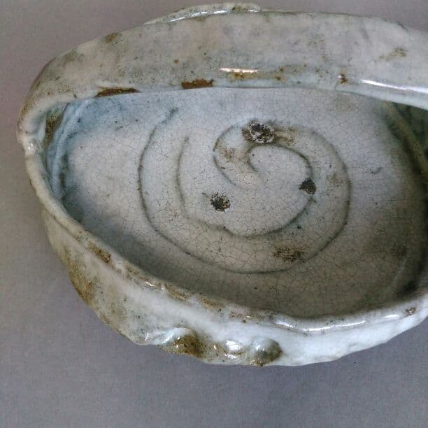 唐津　手付菓子鉢　茶道具