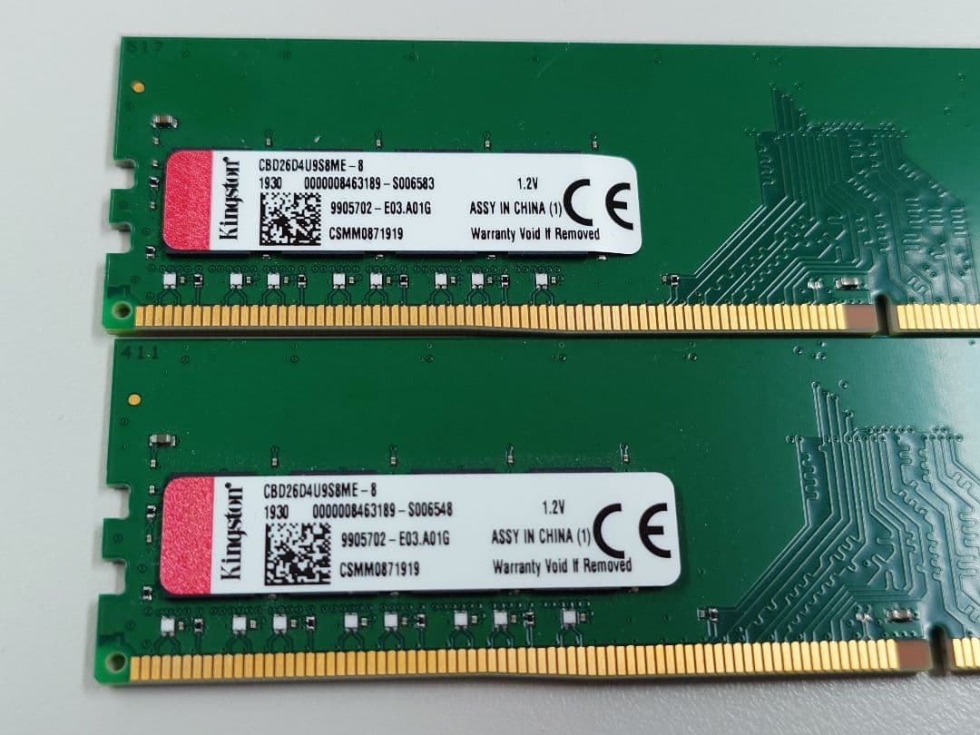 き*ー様 KINGSTONE CBD26D4U9S8ME-8 DDR4 8GB