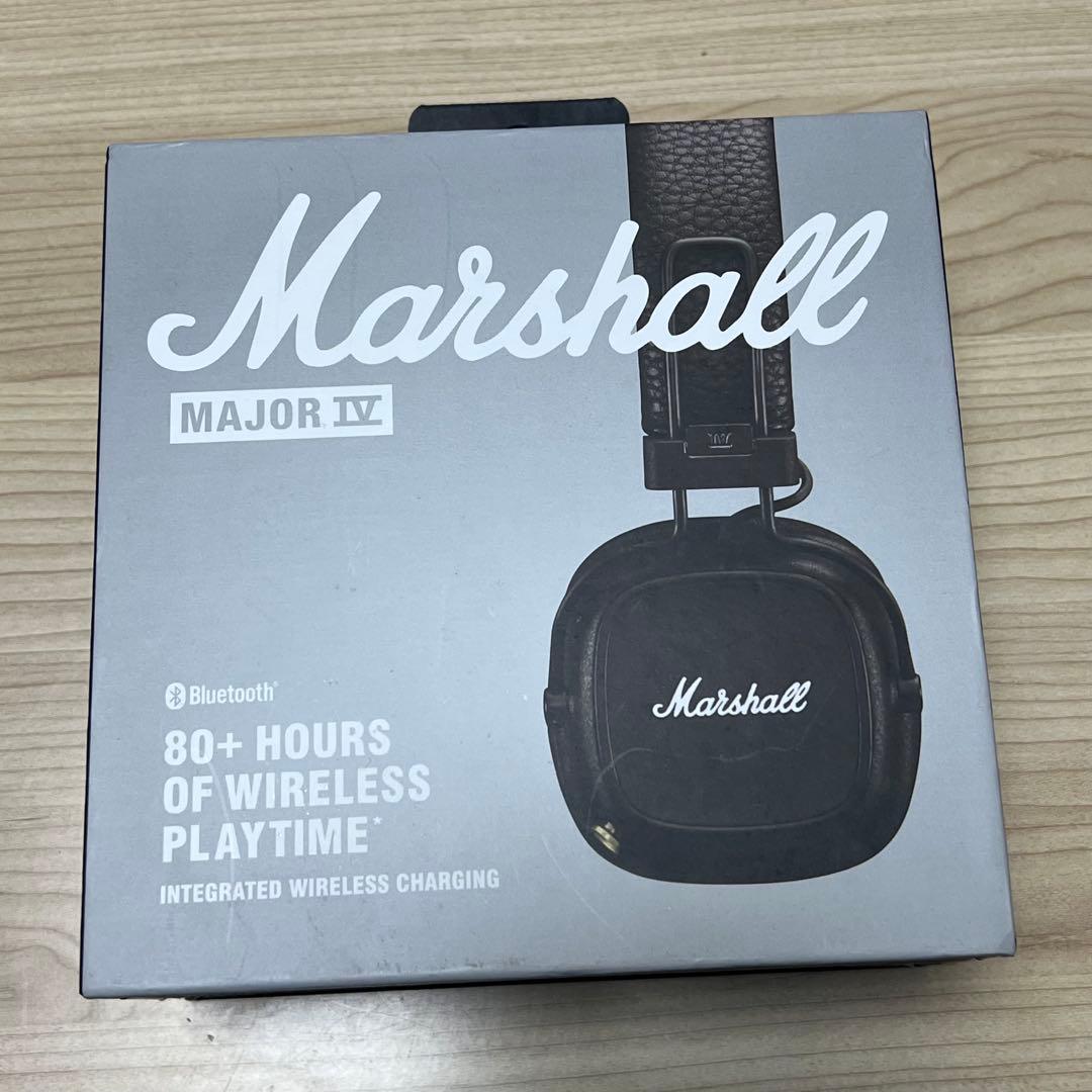 Marshall Major IV ワイヤレスヘッドフォン　ブラック