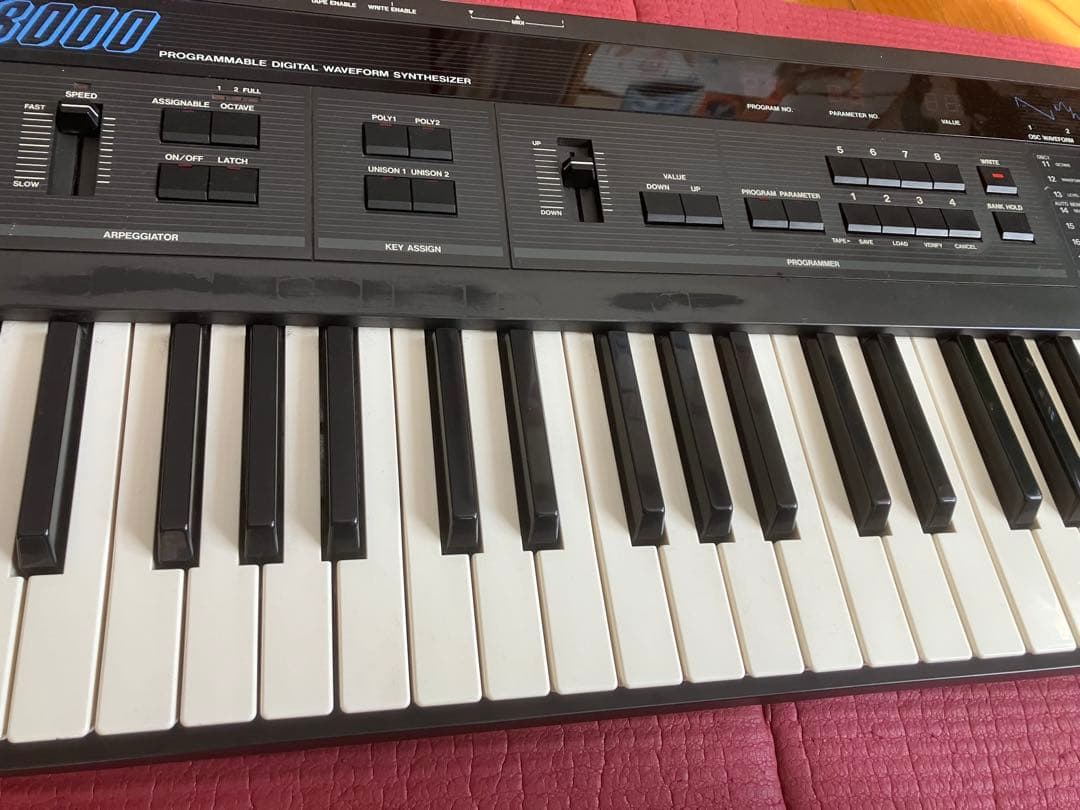 DW-8000 シンセサイザー 動作品(電池交換済み)ファクトリーパッチ適用済み