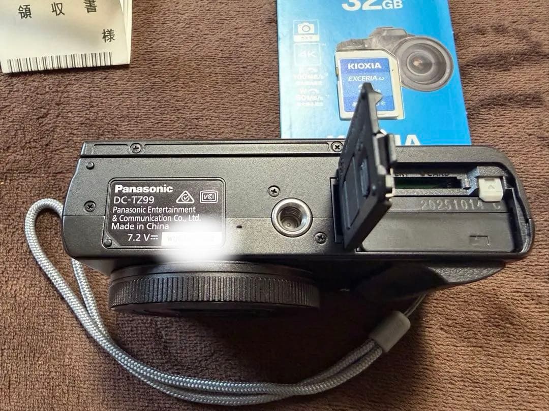 DC-TZ99本体　メモリーカード＆ケース付き