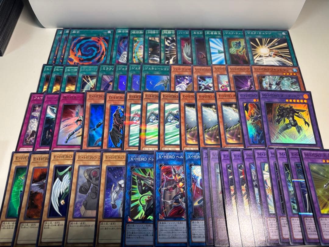 遊戯王デッキまとめ売り三幻魔　HERO 幻魔の扉　神炎皇ウリア　ハモン　ラビエル