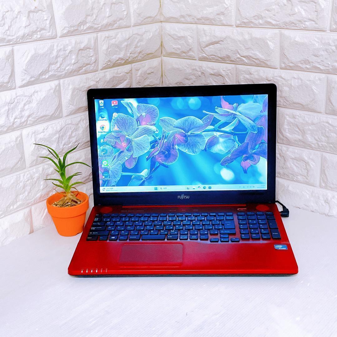 富士通 ノートパソコン Windows11 YouTubeに最適！ノートPC