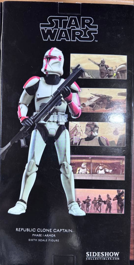 SIDESHOW スターウォーズ クローン・キャプテン(共和国軍) SW 1/6