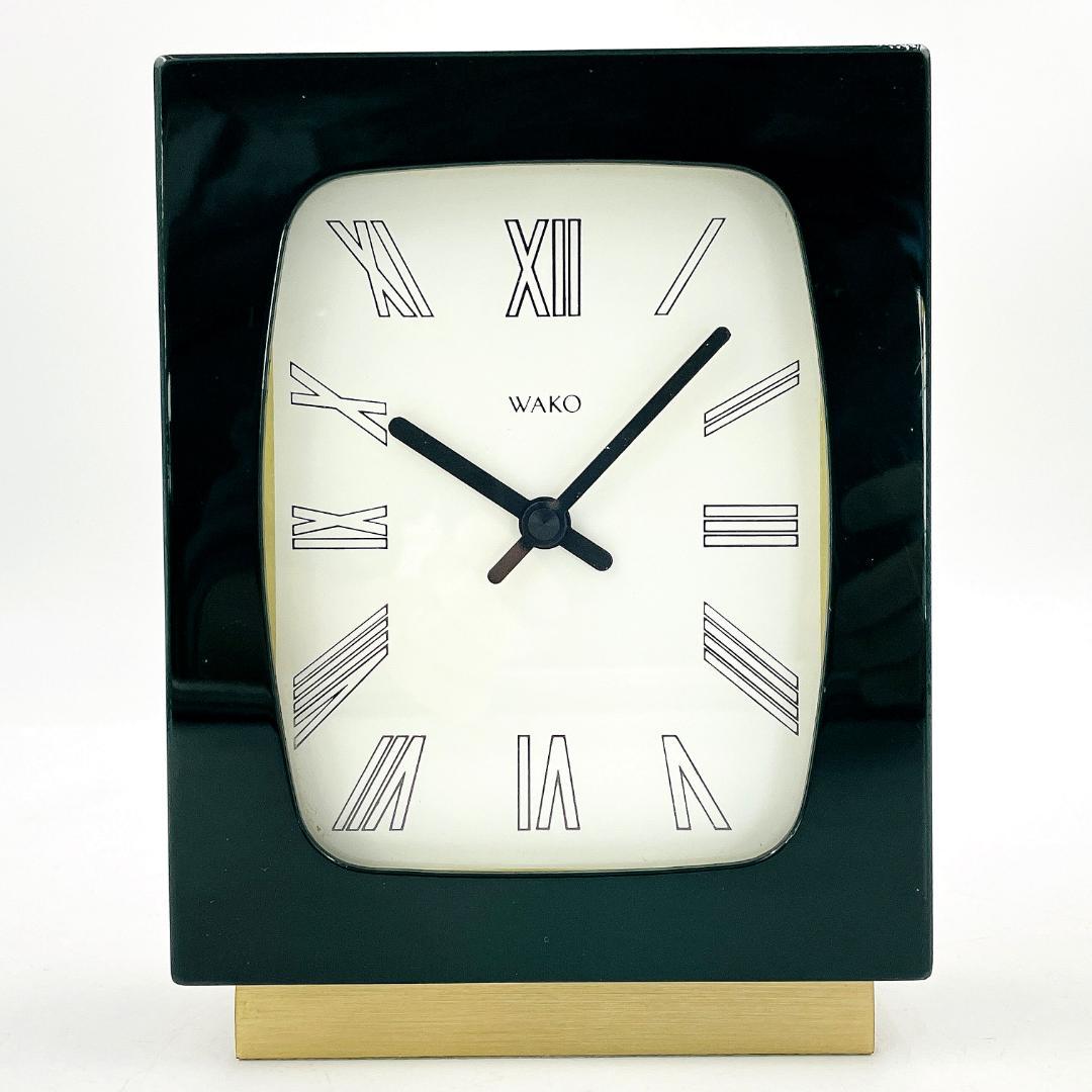 WAKO 和光 置時計 クォーツ 高級 卓上時計 動作品 R8SA338