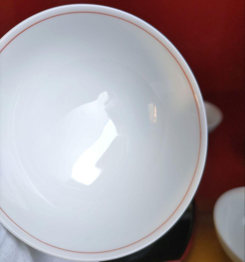 香蘭社　色変わり　ご飯茶碗　飯碗　金彩春蘭　５客　箱入り　しおり付　宮内庁御用達