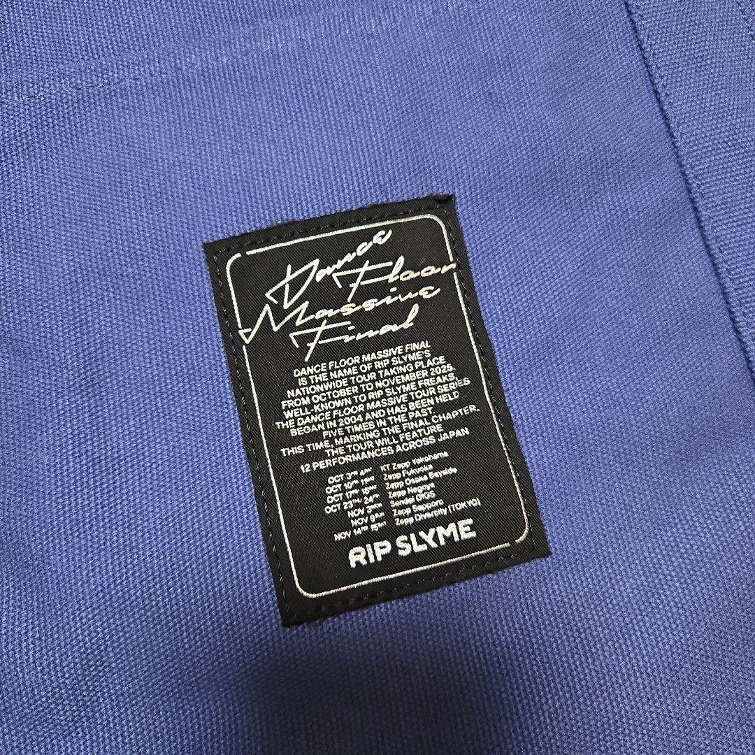 【1度使用のみほぼ新品】RIP SLYME 2025 ツアーグッズ トートバッグ