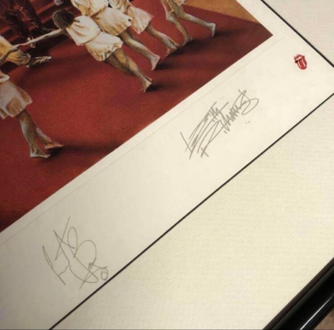 超貴重品　ザ・ローリングストーンズ　入手困難　世界限定リトグラフ　証明書　お宝品