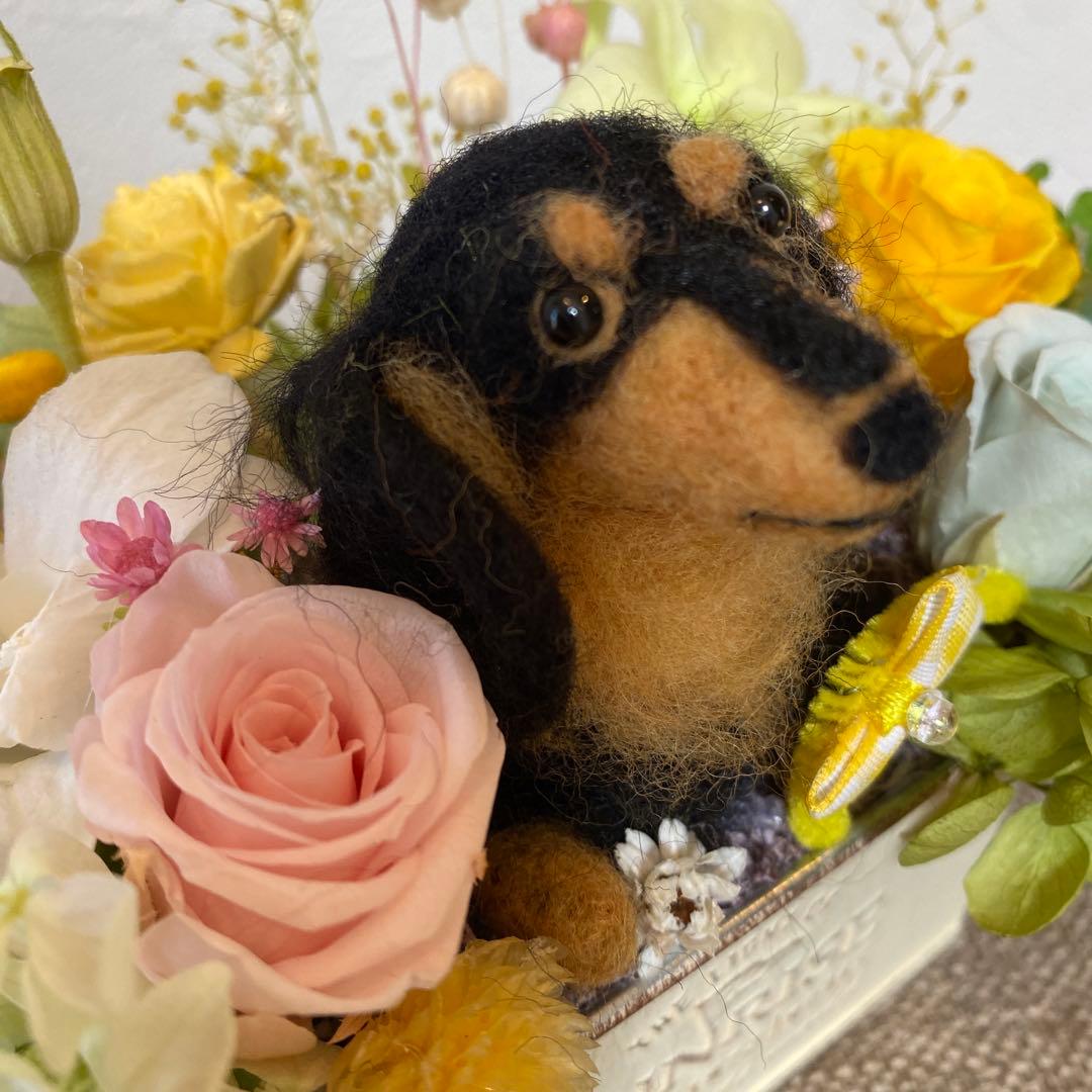 フラワーアレンジ&ブラタンちゃん