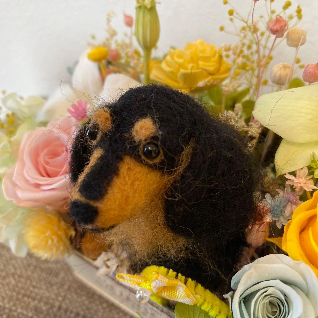 フラワーアレンジ&ブラタンちゃん