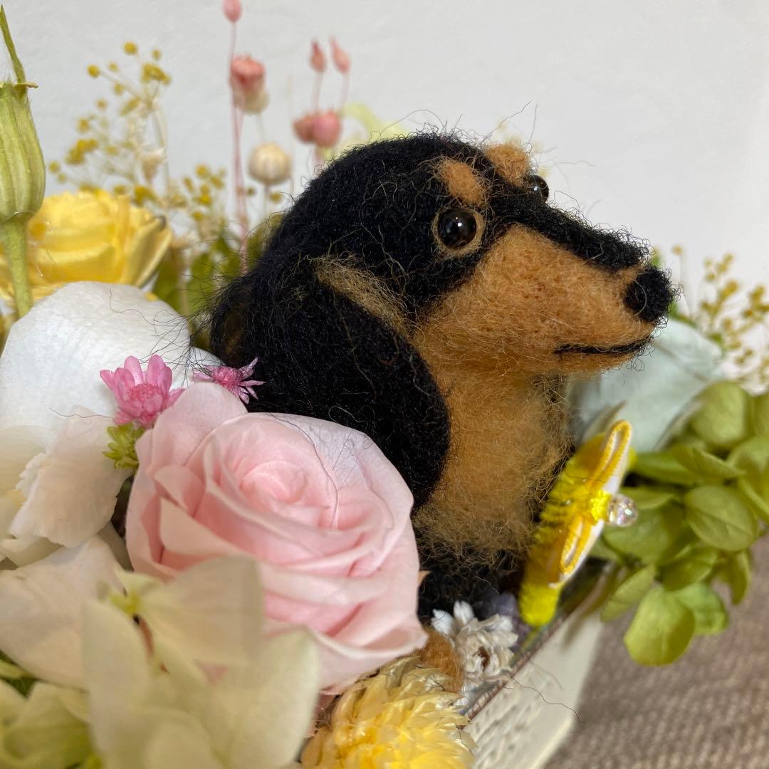 フラワーアレンジ&ブラタンちゃん