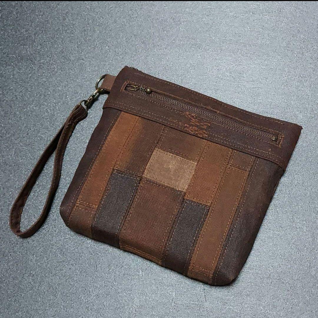 剣道着のセカンドバッグ、角型ポーチ