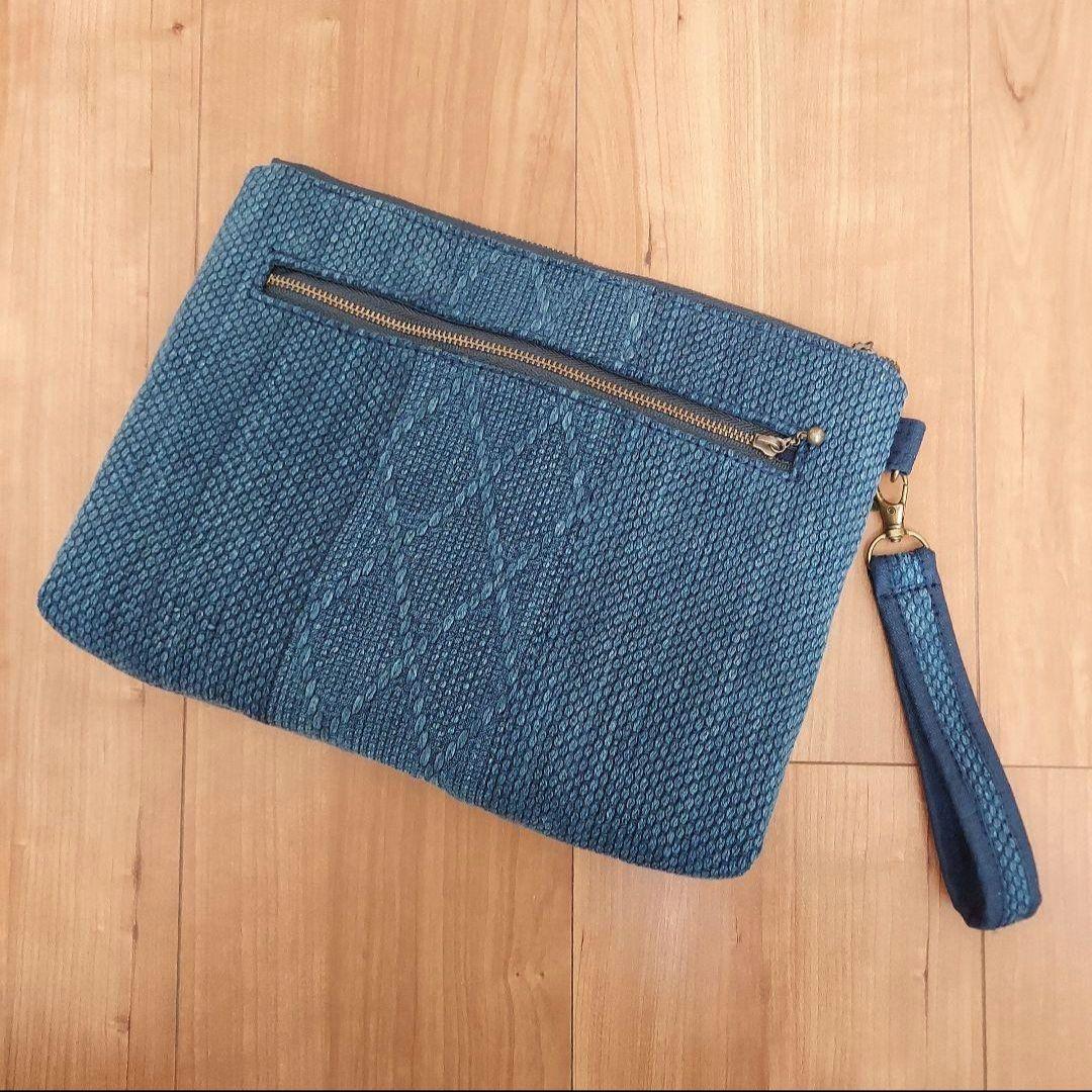 剣道着のセカンドバッグ、角型ポーチ