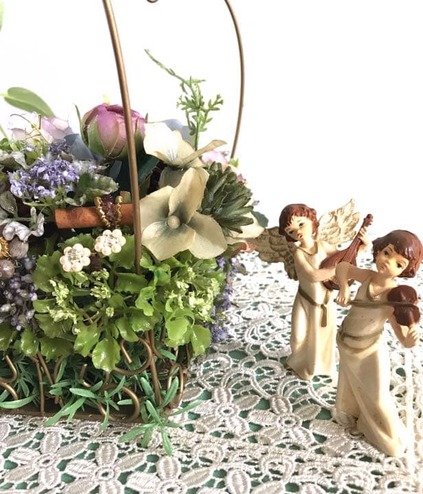 ワイヤーバスケット アレンジメント