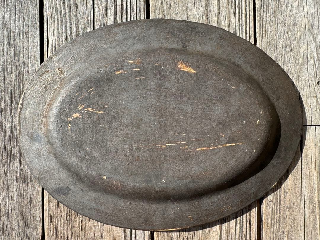 佐藤尚理　オーバル皿27.8㎝×20.5㎝