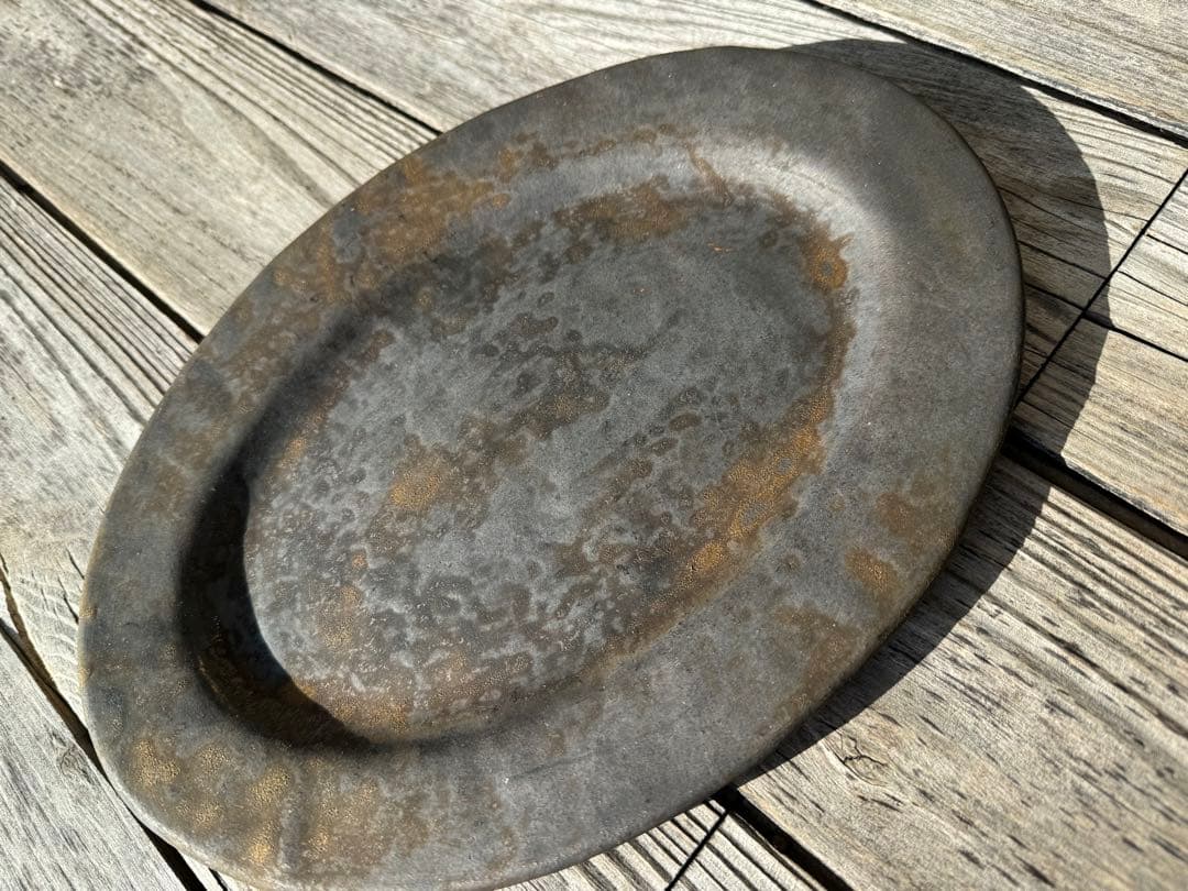 佐藤尚理　オーバル皿27.8㎝×20.5㎝