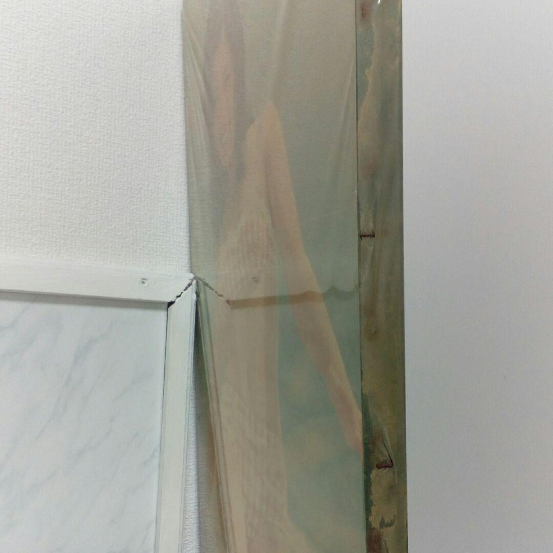 昭和レトロ５１✕３６センチサイズ当時物フェミニンな雰囲気な額装パネル品