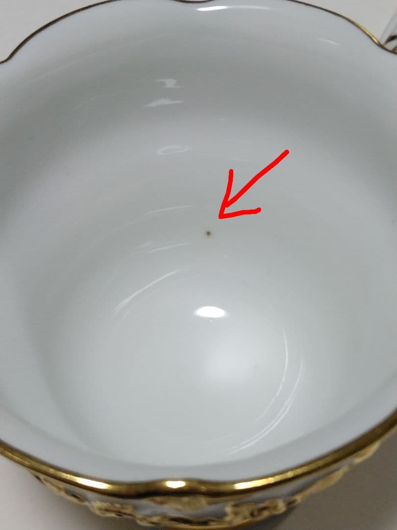 マイセン　アンティーク　カップ&ソーサー宮廷の小花1924年〜1934年