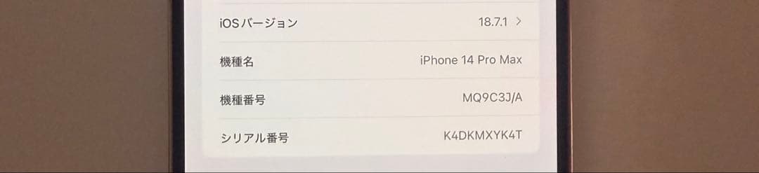 iPhone 14 Pro Max 256GB シルバー（SIMフリー）