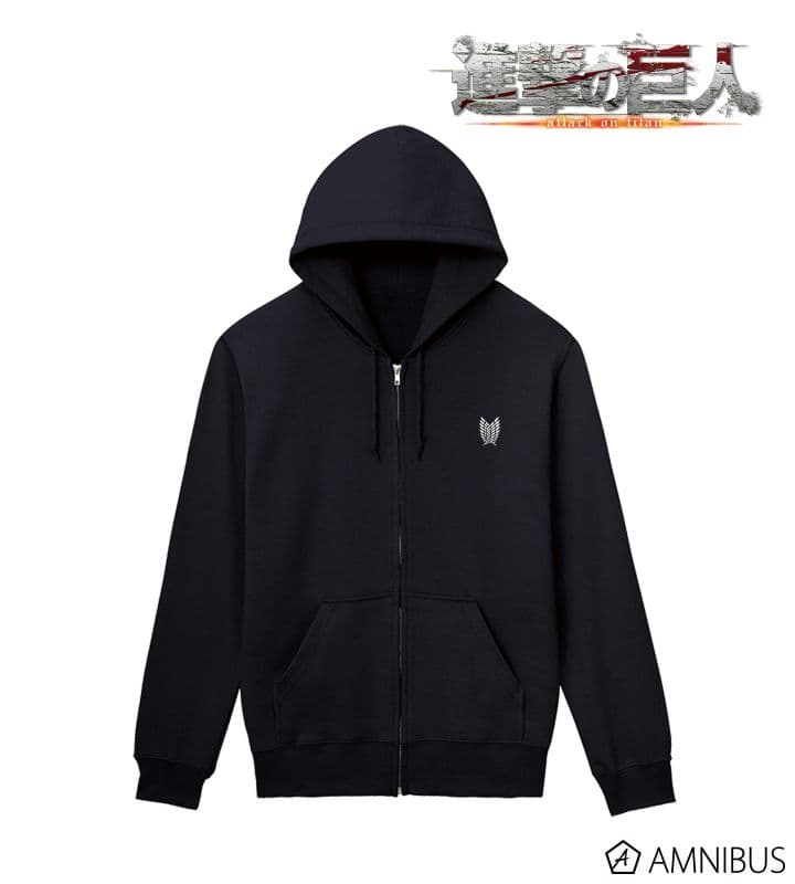 アルマビアンカ AMNIBUS 進撃の巨人 ラインアートジップパーカー
