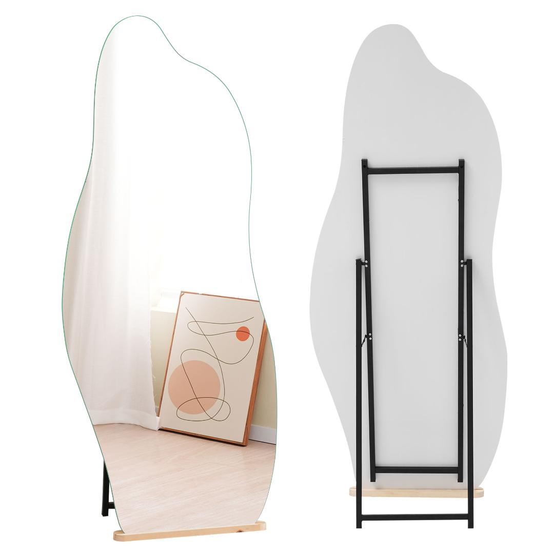 全身鏡 姿見鏡 スタンドミラー ノンフレーム 170*70CM