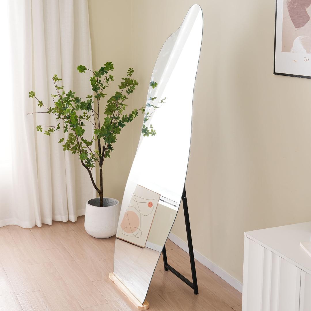 全身鏡 姿見鏡 スタンドミラー ノンフレーム 170*70CM