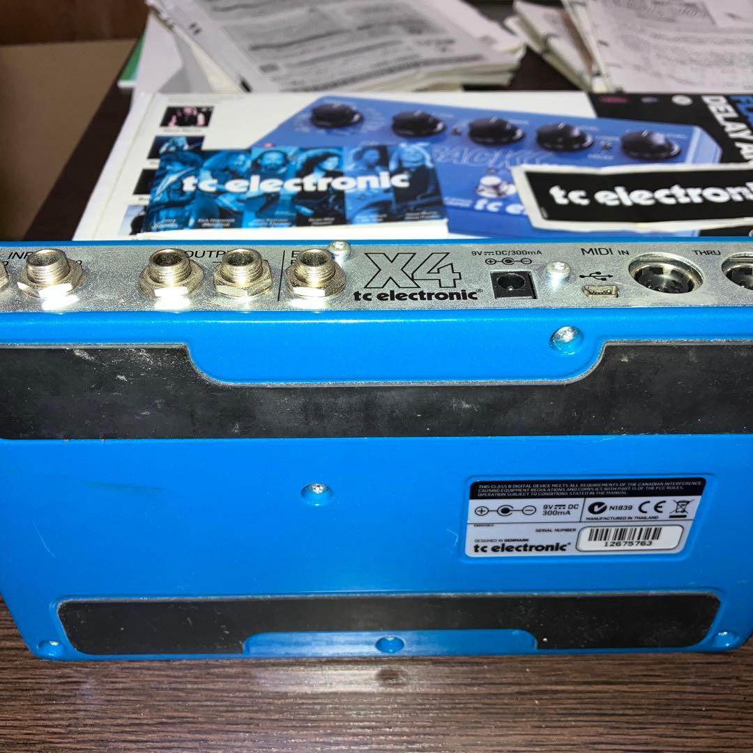 tc electronic FLASHBACK X4 ディレイ　delay