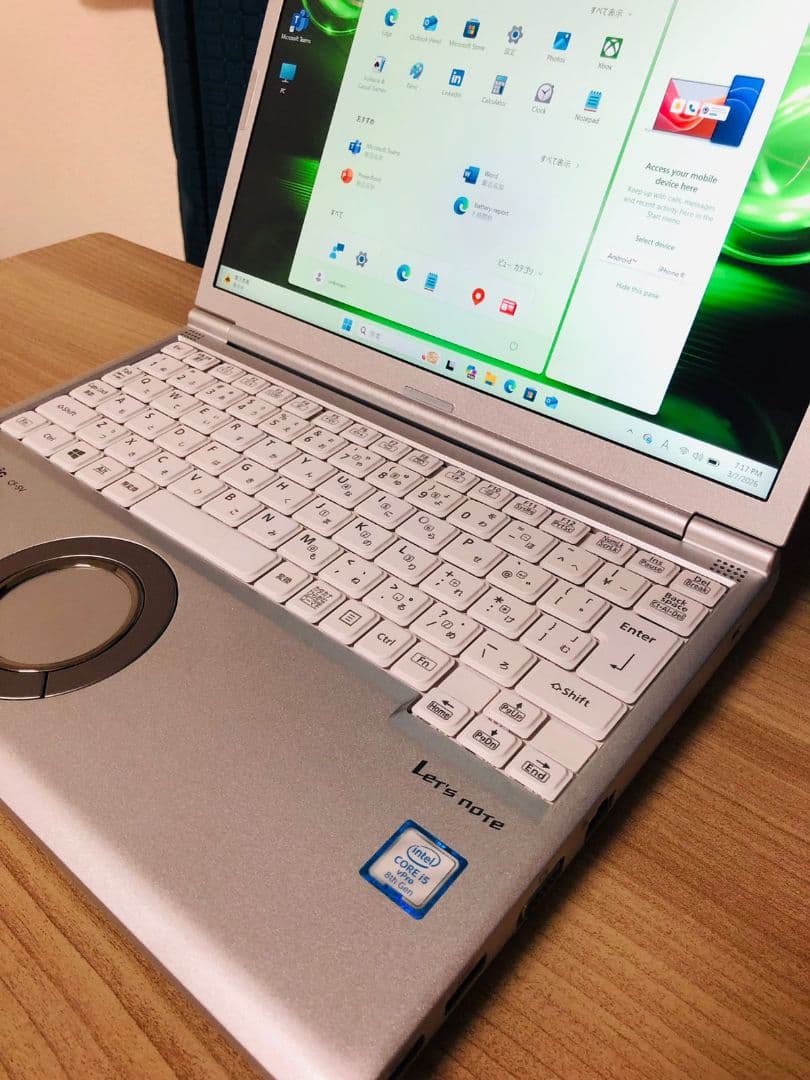Panasonic Let's note Corei5 -8350U ノートPC