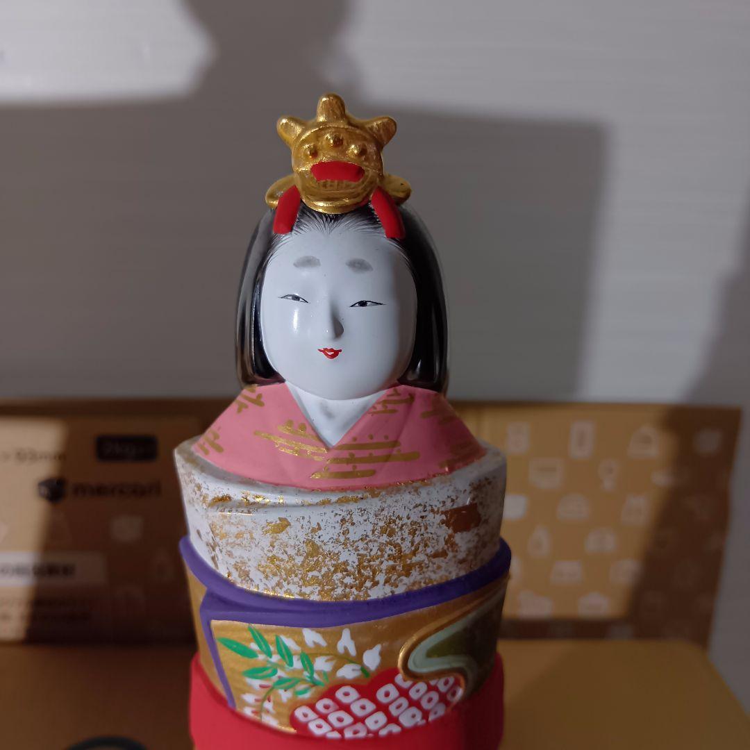 雛人形セット 金色 伝統的デザイン 筑紫雛　錦