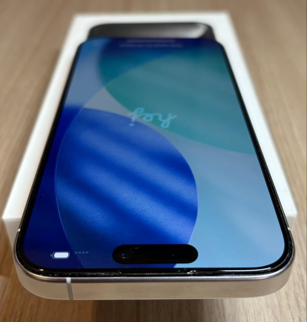 Apple iPhone15Pro 128GB 【美品】　ホワイトチタニウム