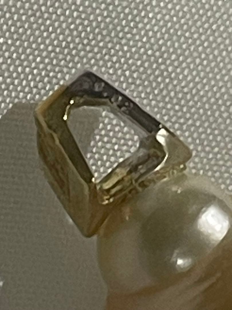 K18/WG コンビ 真珠12mm ペンダントトップ 4.9g