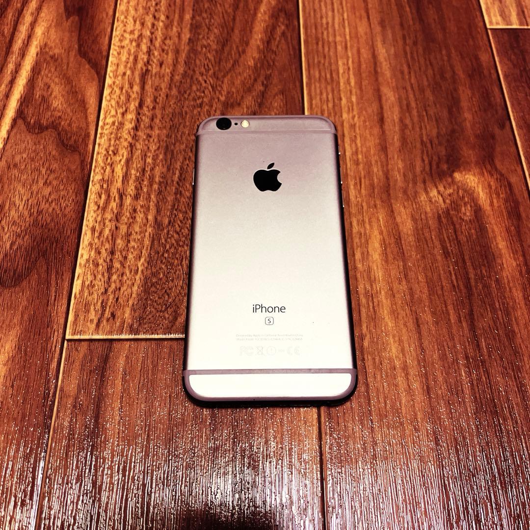 【美品】iPhone6s 64GBシルバー simフリー バッテリー容量100%
