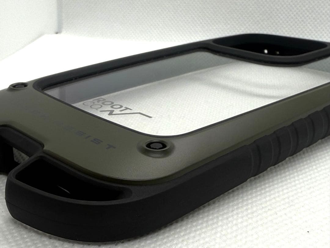 root co ルートコー iPhone15pro ケース カーキ