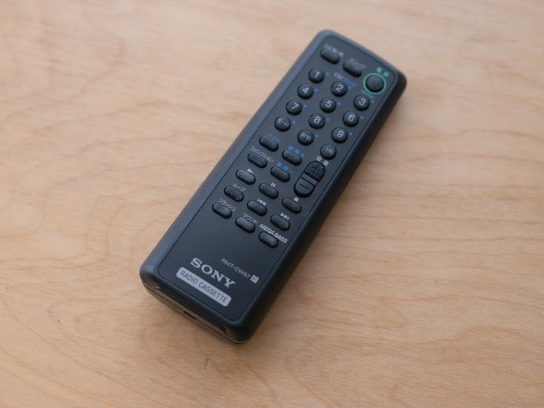 【未使用品】SONY ダブルカセット CDラジカセ CFD-W57