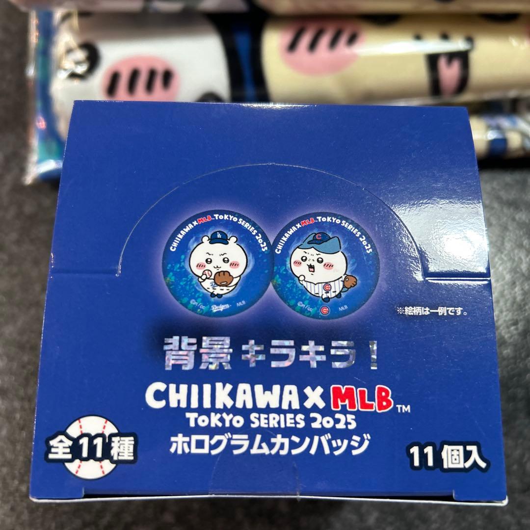 ちいかわ　MLB TOKYO SERIES ホログラムカンバッジ　1BOX