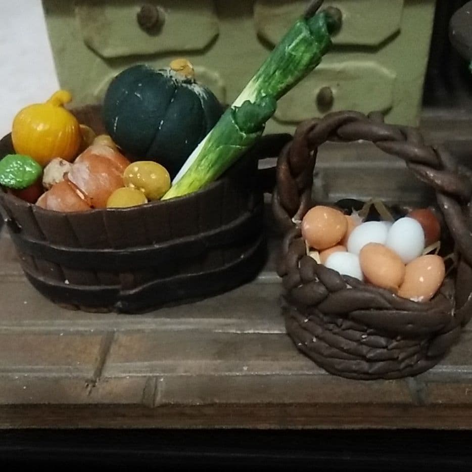 ミニチュアハウス、カントリーキッチン