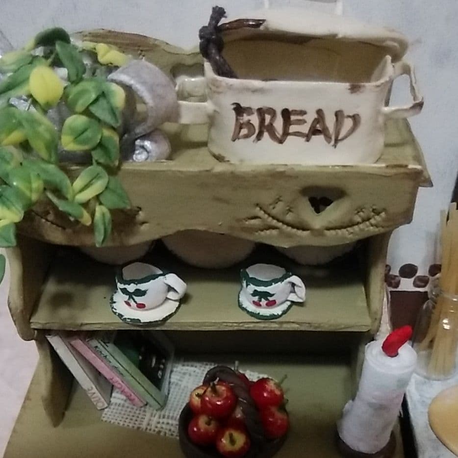 ミニチュアハウス、カントリーキッチン