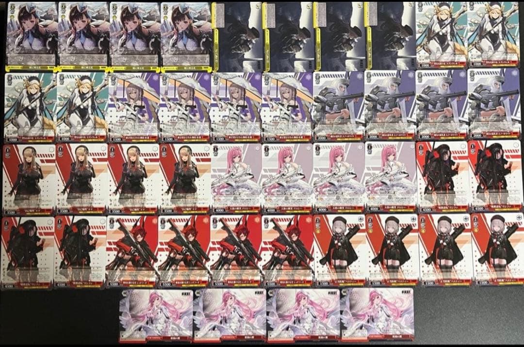 【勝利の女神:NIKKE】ヴァイスシュヴァルツ RR以下全種類セミ4コンセット