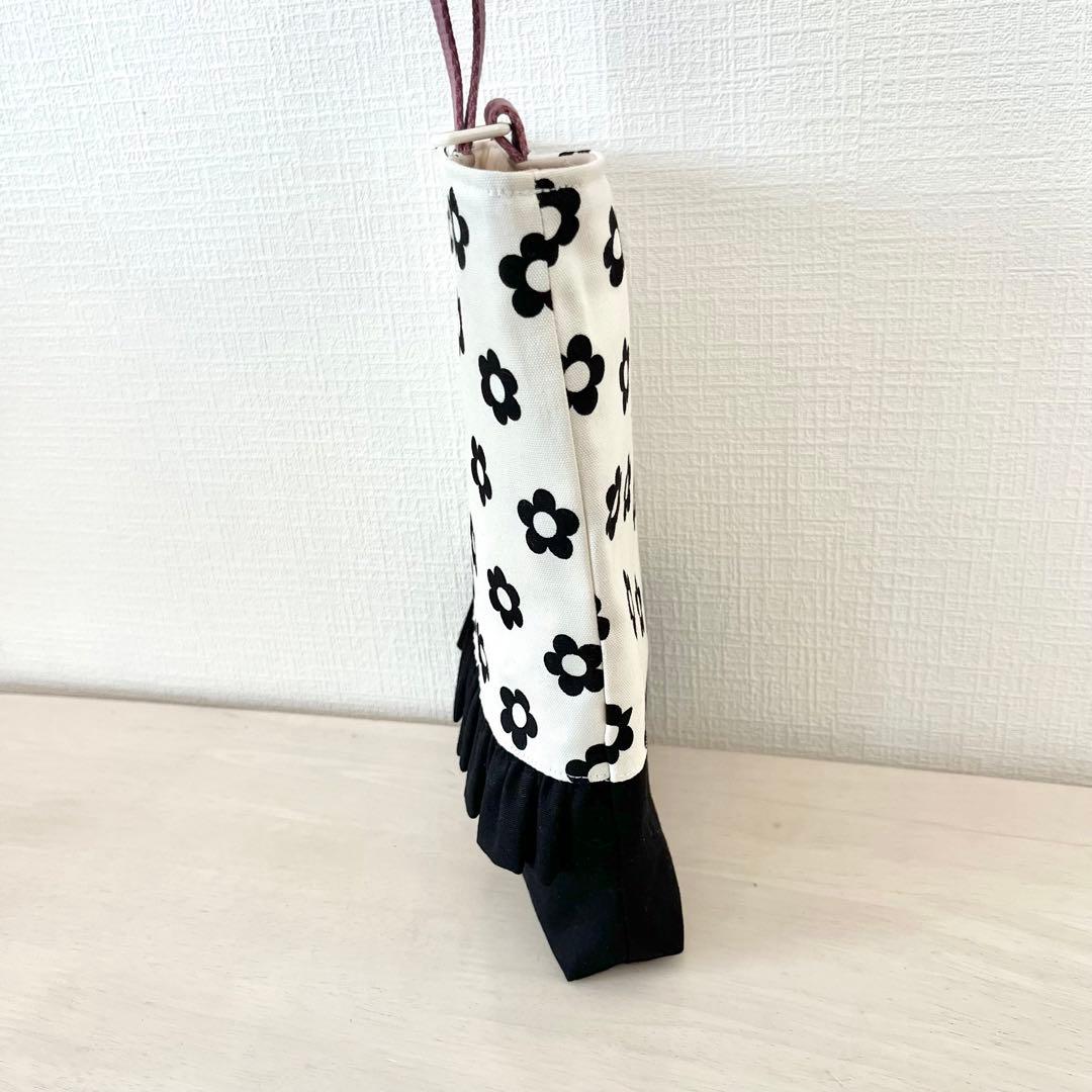 入学入園4点セット☆モノトーンフラワー×アースピンク