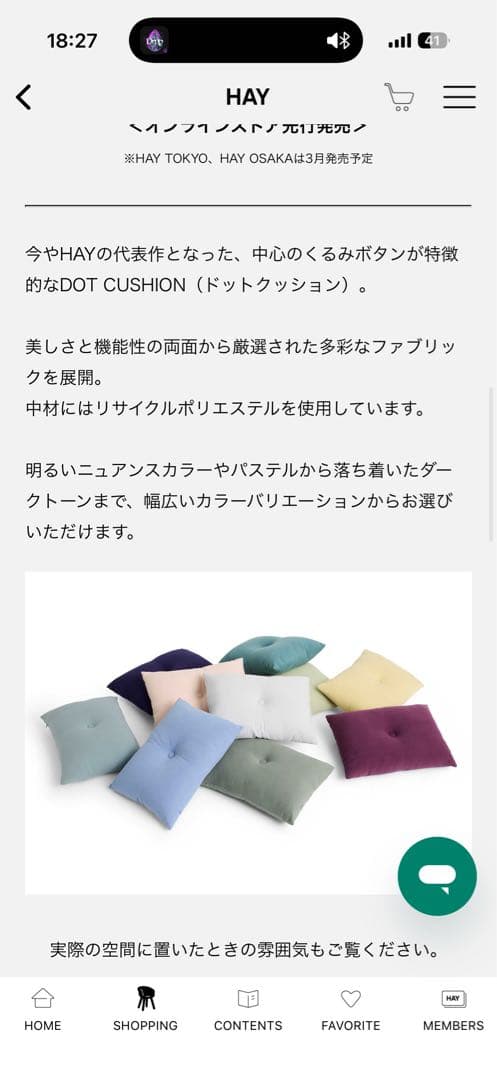 HAYクッション2個セット