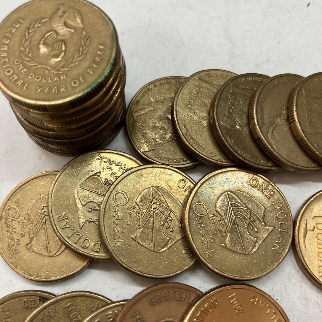 オーストラリア　1ドル　記念硬貨　　古銭　まとめ売り