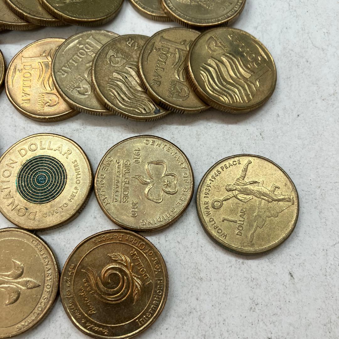 オーストラリア　1ドル　記念硬貨　　古銭　まとめ売り