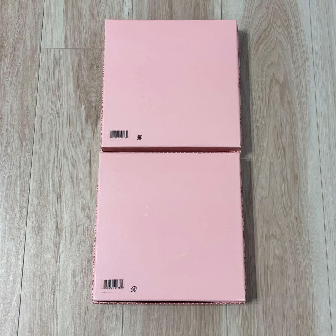 【新品未使用・値下】ルクルーゼ フラワーディッシュ　2枚セット　パウダーピンク