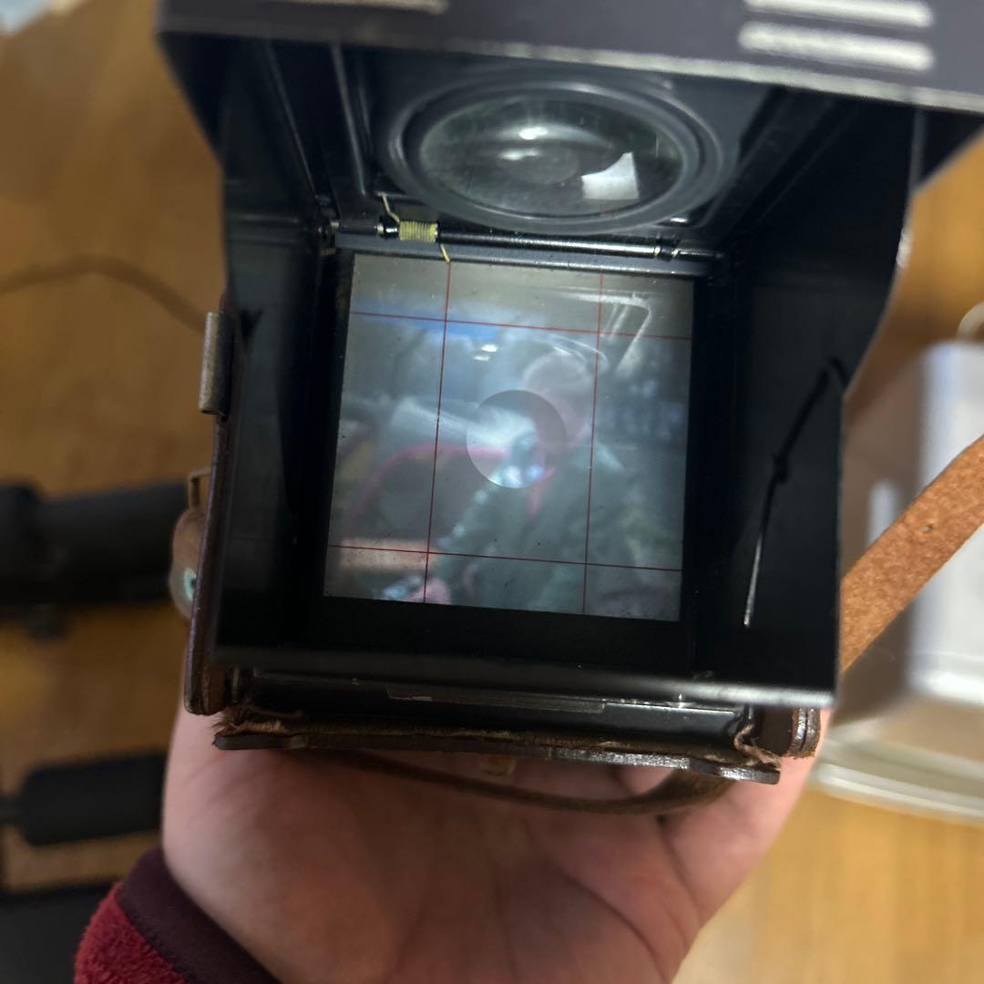 Yashica-D 二眼レフカメラ ストラップ付き