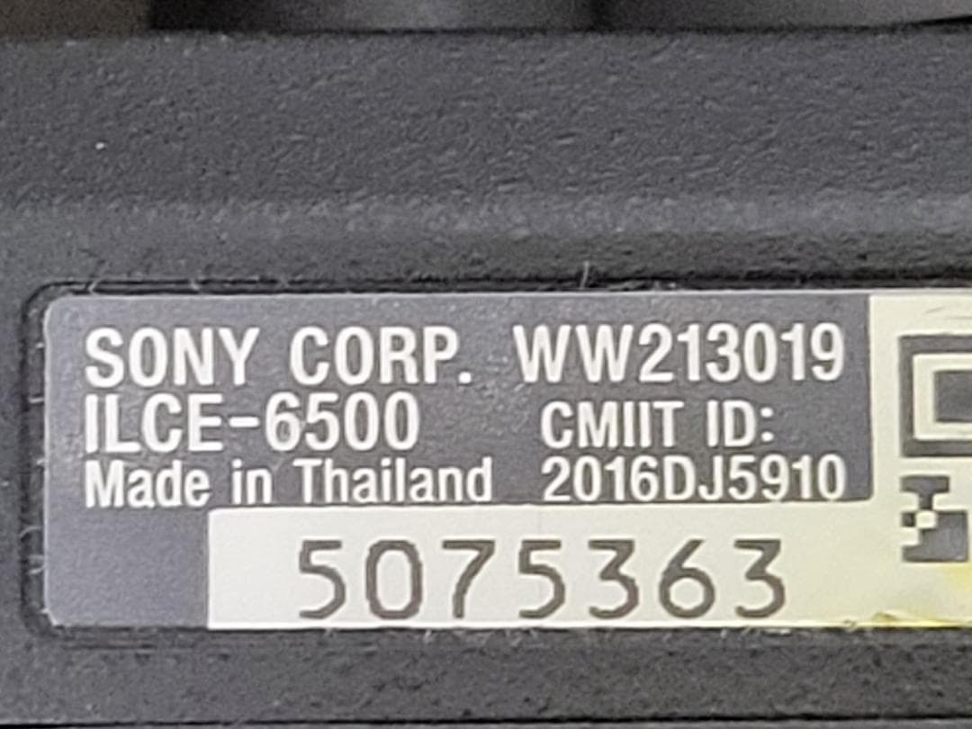 ソニー α6500 デジタル一眼カメラ 本体（Ashok）