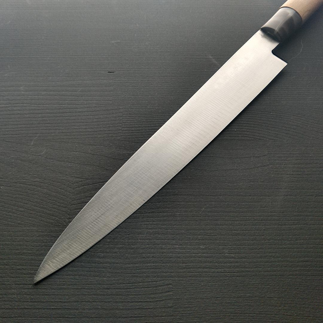 【今週の特価】藤五郎作 刺身包丁 右 刃渡り210㎜ メンテナンス済み