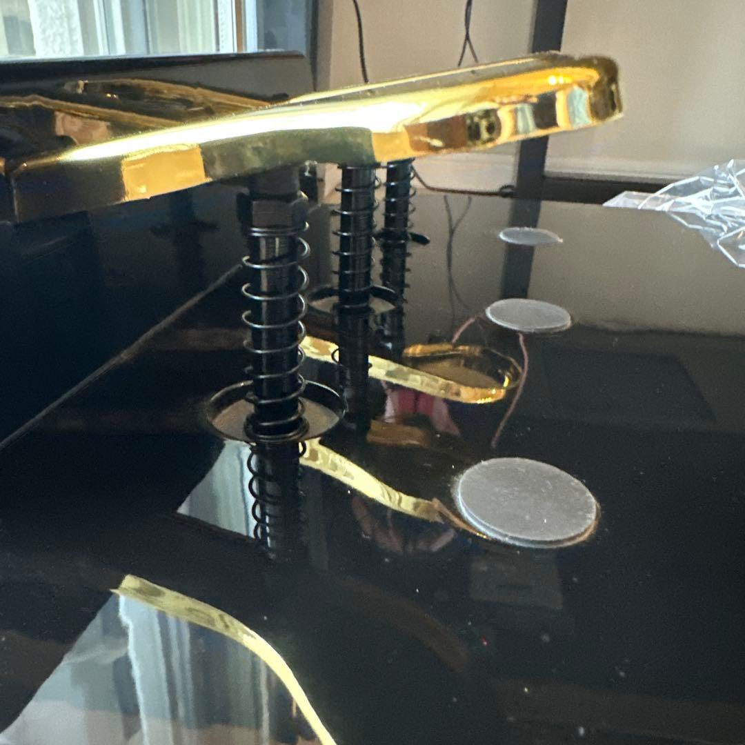 美品！RAKU ピアノ補助ペダル　補助台　ブラック