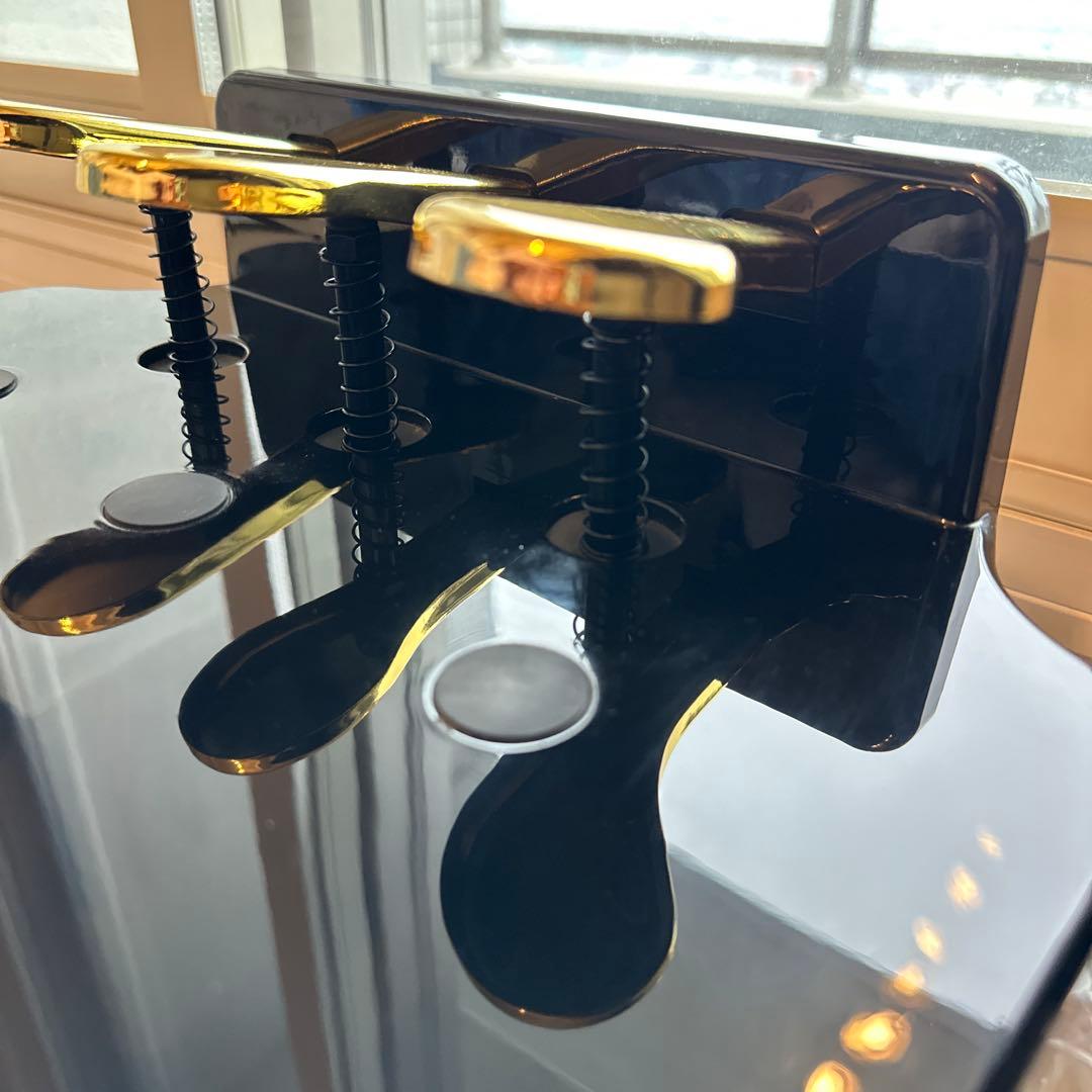 美品！RAKU ピアノ補助ペダル　補助台　ブラック